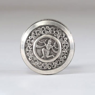 early 20th century India silver box