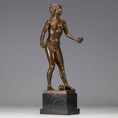 Helmuth SCHIEVELKAMP (1849-1936) sculpture in bronze 