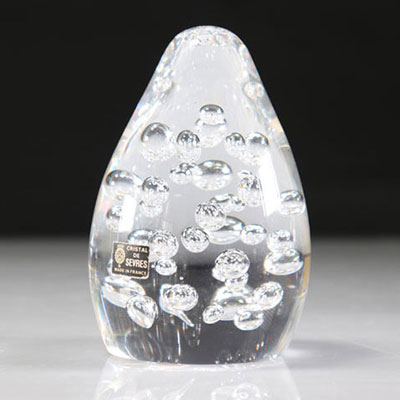 Paperweight. Sèvre crystal factory