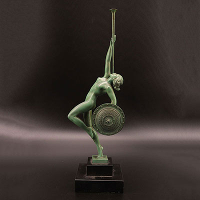 France - Max le Verrier statue Art Deco Jericho