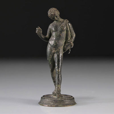 Italy old bronze statuette in the antique style
