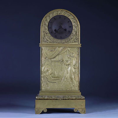 Exceptional Lepine Paris bronze pendulum