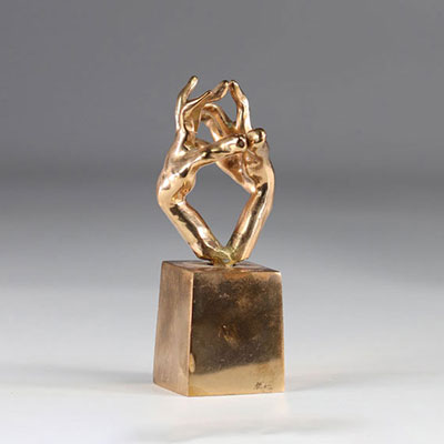 Yves LOHE sculpture en bronze 