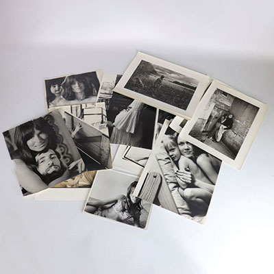 Lot de 500 photos, Jerri Bram, Nus, Paysage, 1960-1970