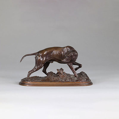 Pierre-Jules MÈNE (1810-1879) Hunting dog