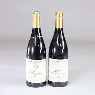 2 bouteilles- 75 cl vin rouge - mercurey 2009