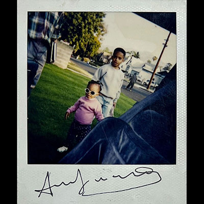Andy Warhol. Family portrait. Polaroïd.