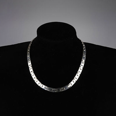 925 silver choker necklace