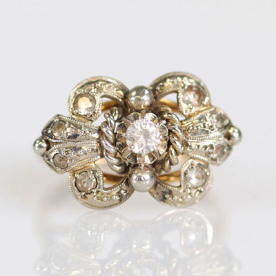 Marquise Ring in 18K Gold