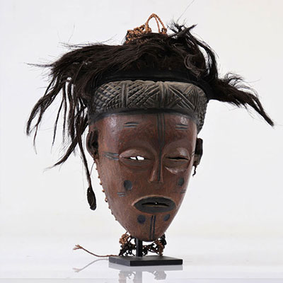 Masque africain Tchokwe XXème