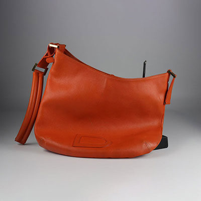 Delvaux Orange model Louise bag - smooth leather