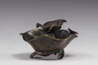 China - Small bronze perfume burner, Ming period.