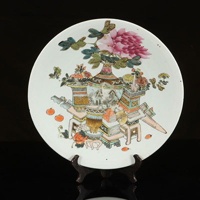 China - Chinese porcelain plate - 19th C.
