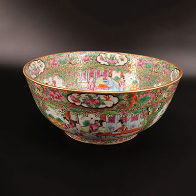 China - Canton porcelain basin 19th