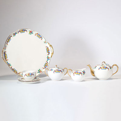 Art Deco style porcelain coffee set