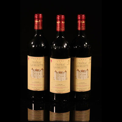 Vin - 18 bouteilles 75 cl Rouge Cahors Lagrézette 1997 A-Dominique Perrin
