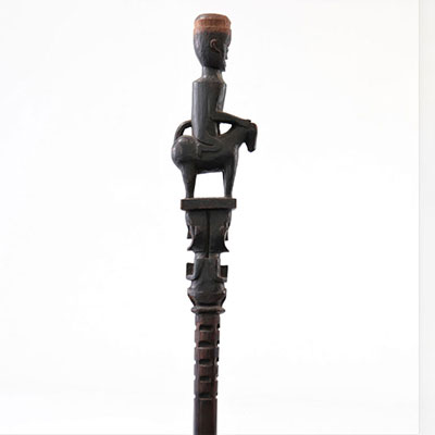 Carved African cane.