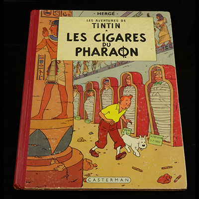 BD - Tintin les cigares du pharaon 1958