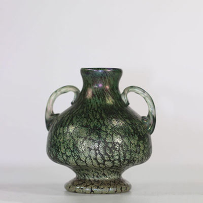 Vase Art-nouveau dans le style de Loetz , vers 1900