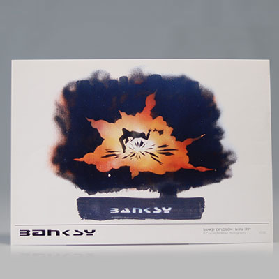 BANKSY (in the style of) (English - Born in 1974) Color offset print