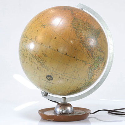 Globe terrestre Globus année 70's