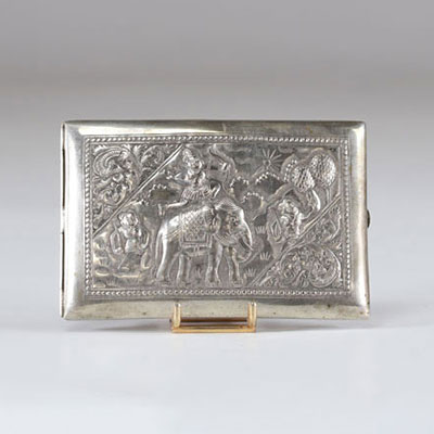 20th India silver box