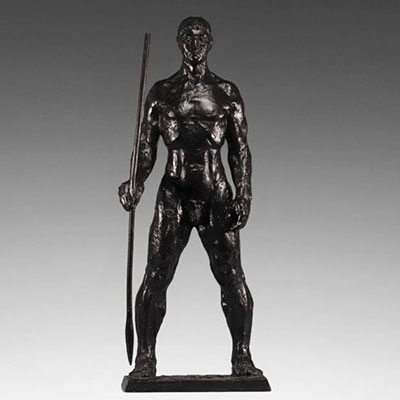 Mathieu DESMARÉ (1877-1946) grande sculpture en bronze 
