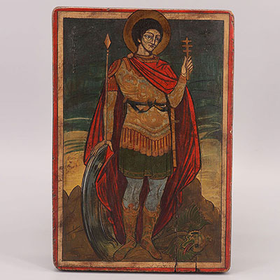 Russie - icone russe peint sur bois