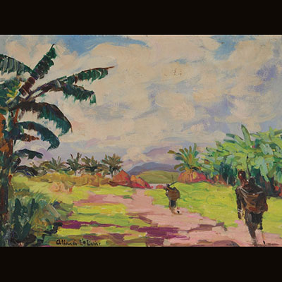 Fernand ALLARD L'OLIVIER-非洲风景