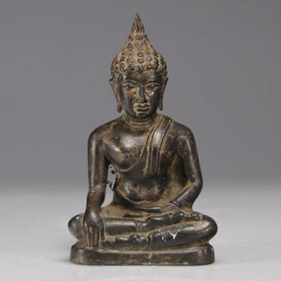 Ancien Bouddha en bronze