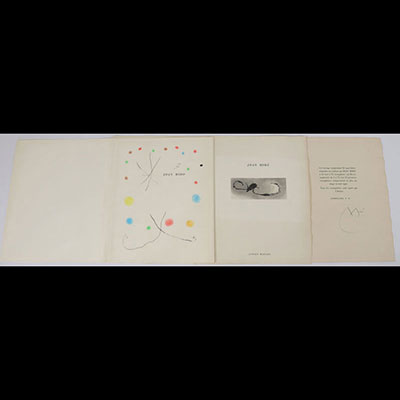 Joan Miró - 3 pieces (etchings)