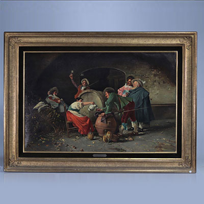 Francesco TITO (1863-1934) paire d'huiles sur toiles 