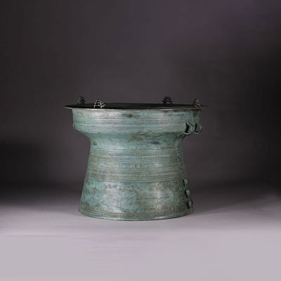 Vietnam ritual object known as bronze rain drum