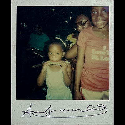 Andy Warhol. Family portrait. Polaroïd.