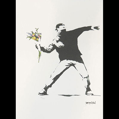 Banksy (D'après) - Lithographie sur papier signée et numérotée