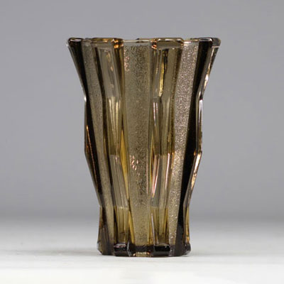 Vase Scailmont, brun, Art Déco 1930-1935