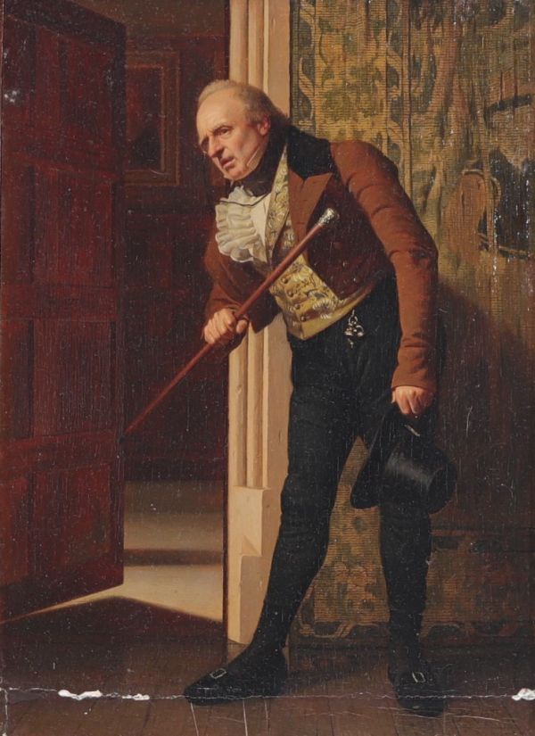 Ernest MEISSONIER (1815-1891) Huile sur panneau 