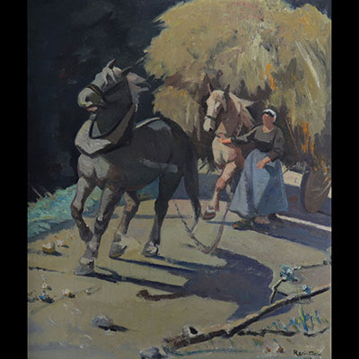 RENI-MEL (1893-1984), HST, The Hay Cart