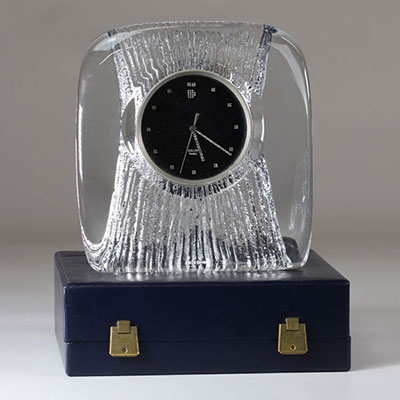 Daum Nancy clock in its box