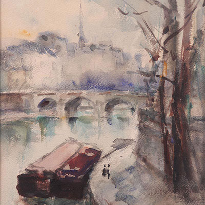 France - watercolor painting - GEORGES ROUAULT