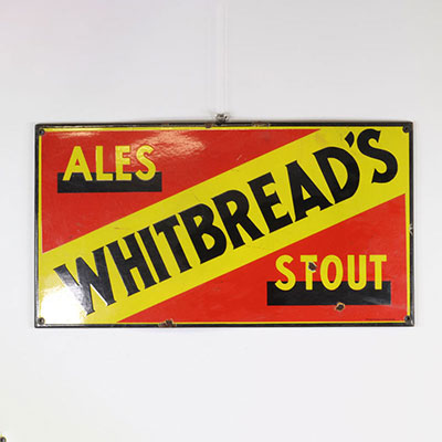 Whitbread's enamel sign