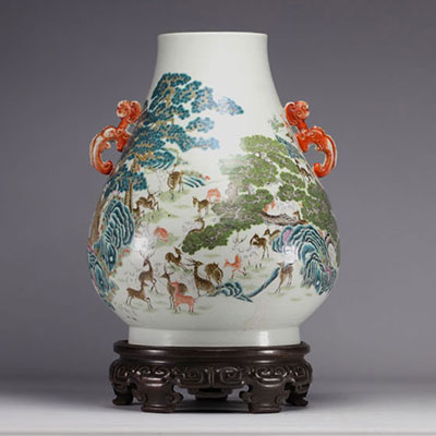 Chine - rare et important vase 