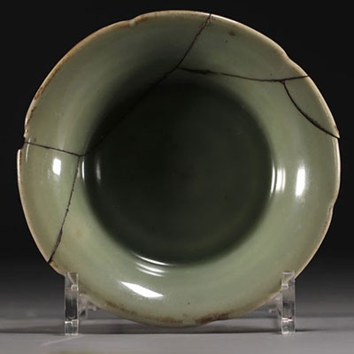 China - Celadon rimmed plate, Song period.