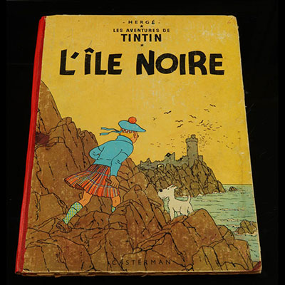 BD - Tintin The Black Island 1958
