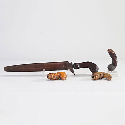 Kriss and Kriss handles originating from the Island of Java from the 19th century