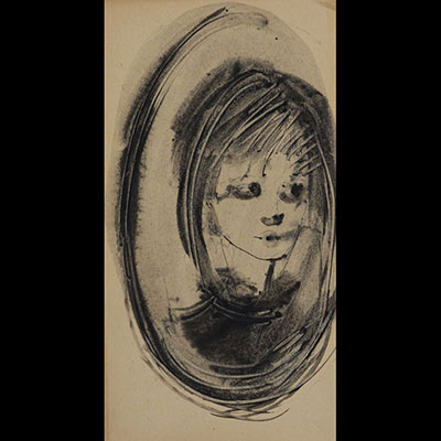 Leonor FINI (1907-1996) watercolor 