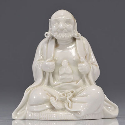 Sculpture personnage en blanc de chine marque Chaozong