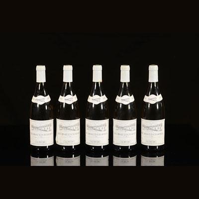 Vin - 5 bouteilles 75 cl Blanc Meursault Meursault-Charmes 1er cru 1er cru 1995 Guy Bocard