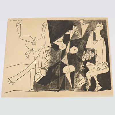 Pablo Picasso (1881-1973) - Hommage à la Nymphe