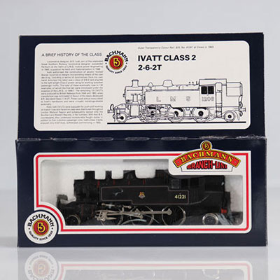 Bachmann locomotive / Reference: 31 450/41221 / Type: Ivatt 2_6_2 Tank